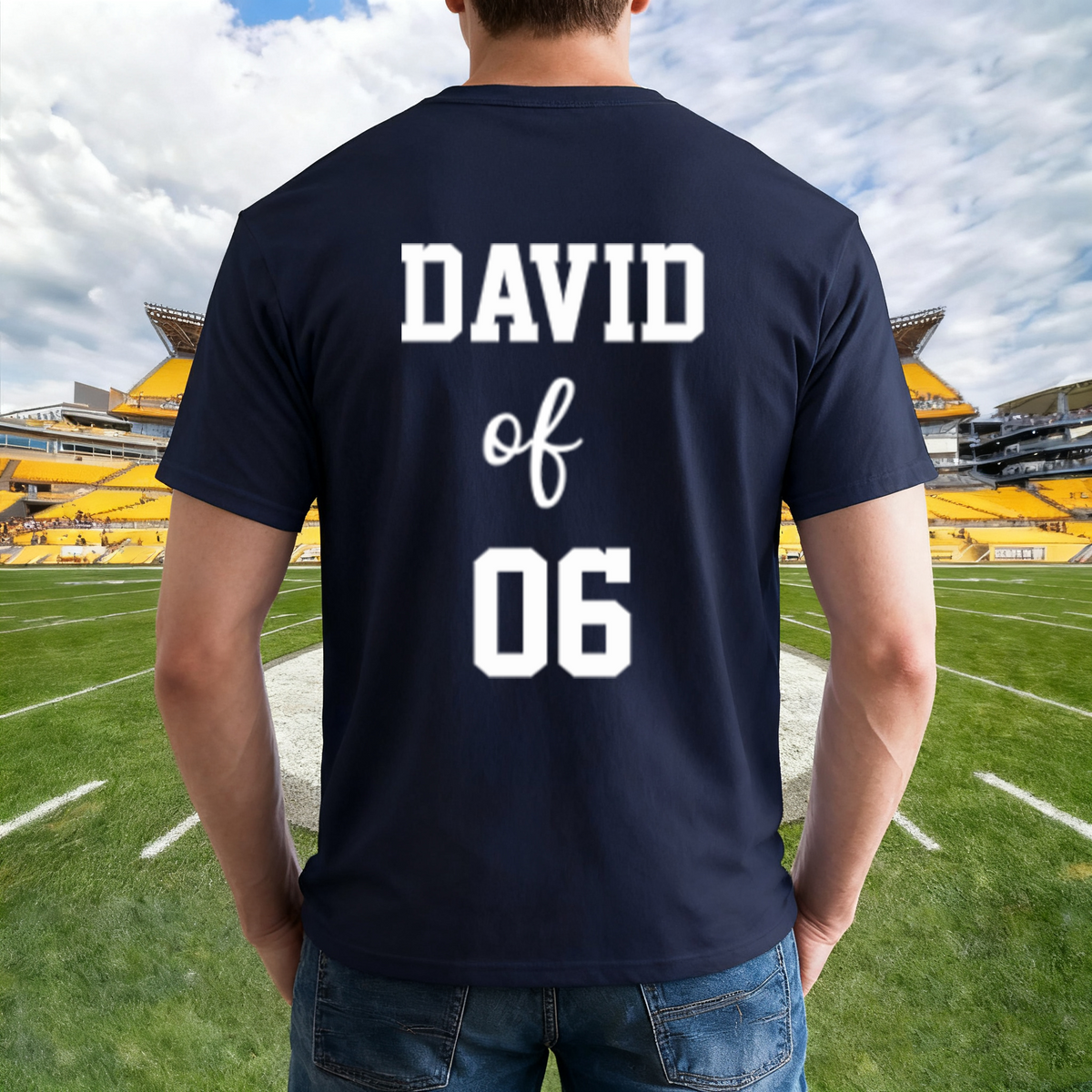 I'll Always Be Your Biggest Fan - Personalized Football Family T-Shirt