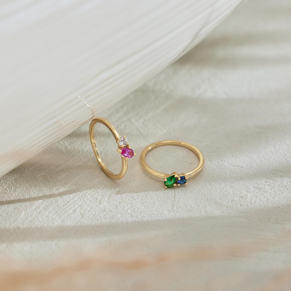 Personalized Family Stackable Birthstone Jewelry Ring