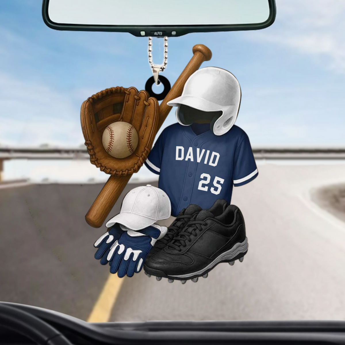 Baseball and Sports Gear - Personalized Arcylic Ornament Gift For Sports Enthusiasts