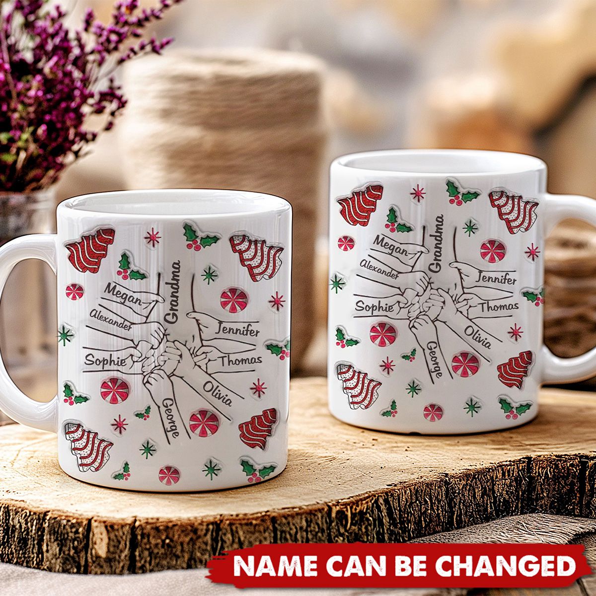 Little Things Create Big Memories - Personalized Family Printed Mug - Christmas Gift For Mom, Grandma
