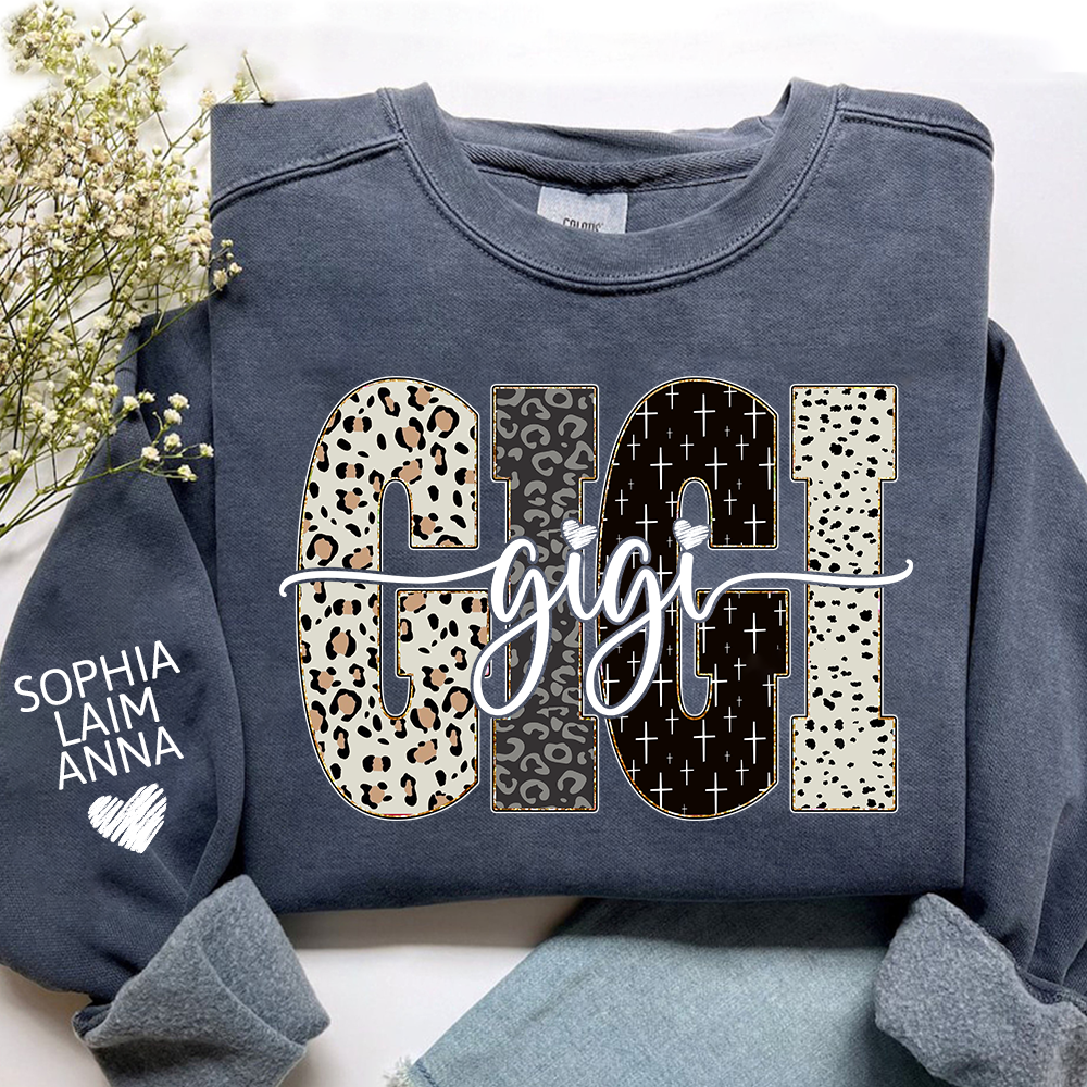 Personalized Bible Style Design, Custom Gift For Gigi And Her Grandchildren Sweatshirt
