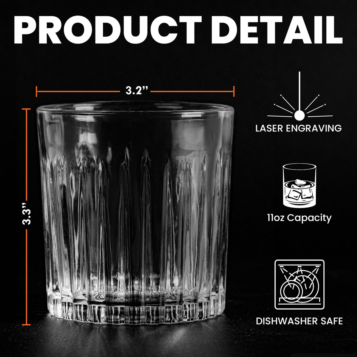 From Your Favorite Unemployed Freeloader Dog Dad - Personalized Whiskey Glass