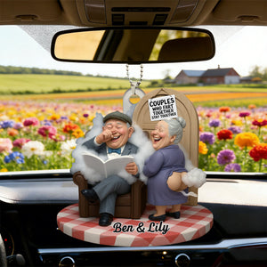 Couples Who Fart Together, Custom Shaped Acrylic Ornament, Gift For Couples and Spouses