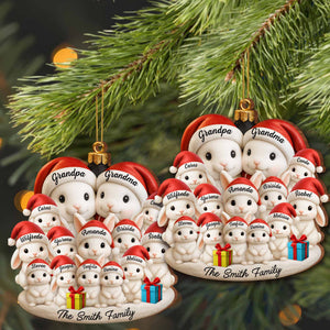 Celebrate Your Family's Magical Christmas,  Personalized Custom Wood Ornament, Gift For Family