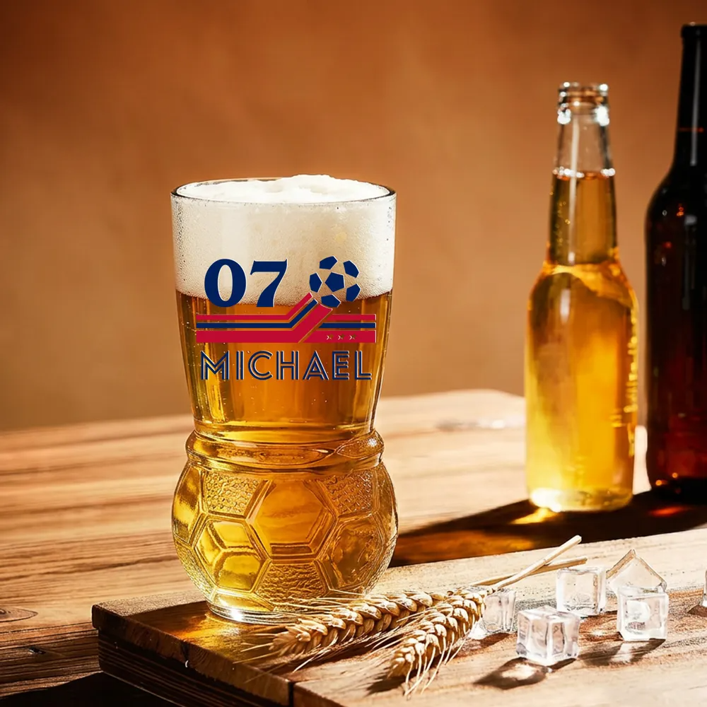 Football Glory - Personalized Custom Football Beer Glass