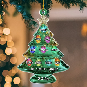 Our Family Tree - Personalized Custom Acrylic Ornament