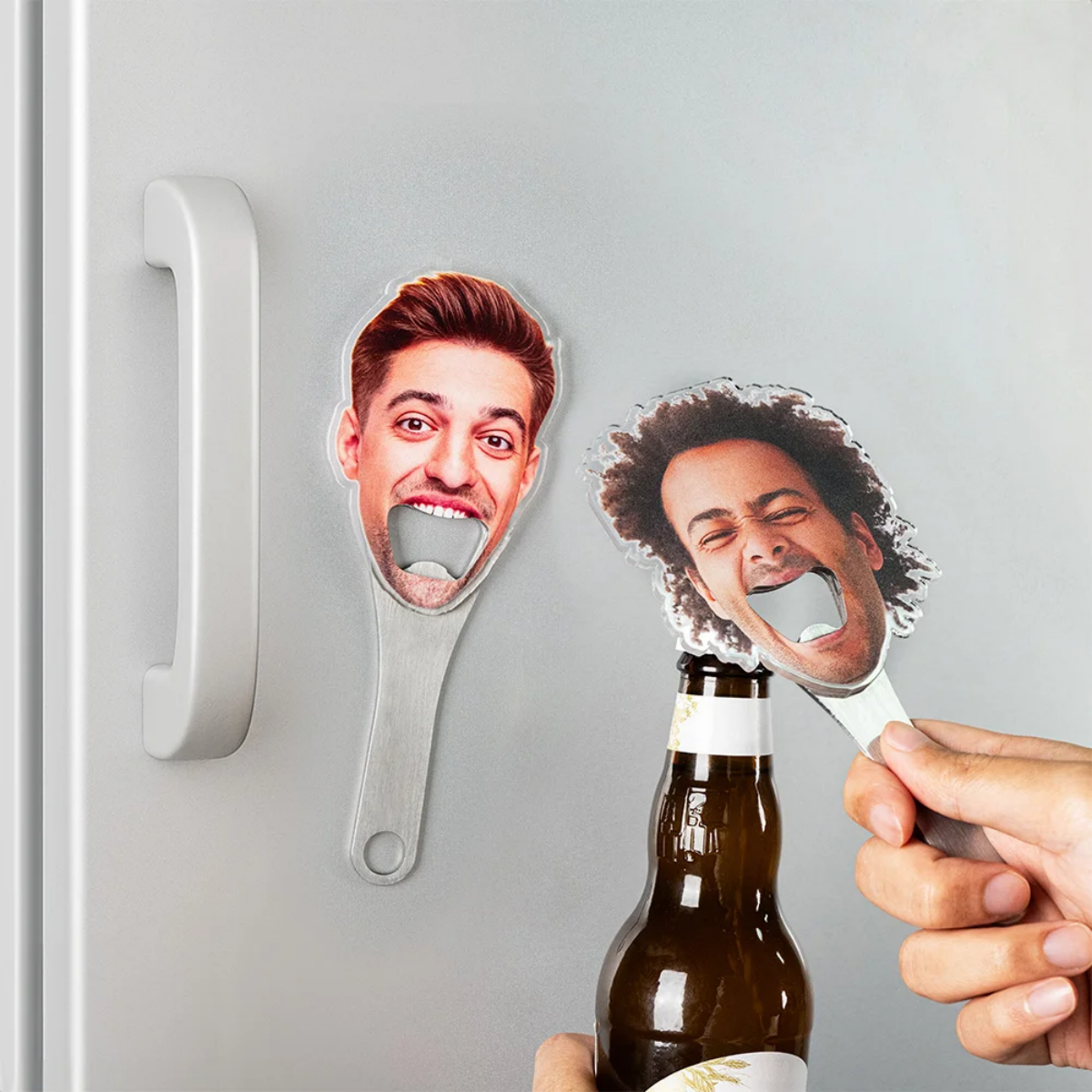 Personalized Funny Avatar Face Photo Bottle Opener