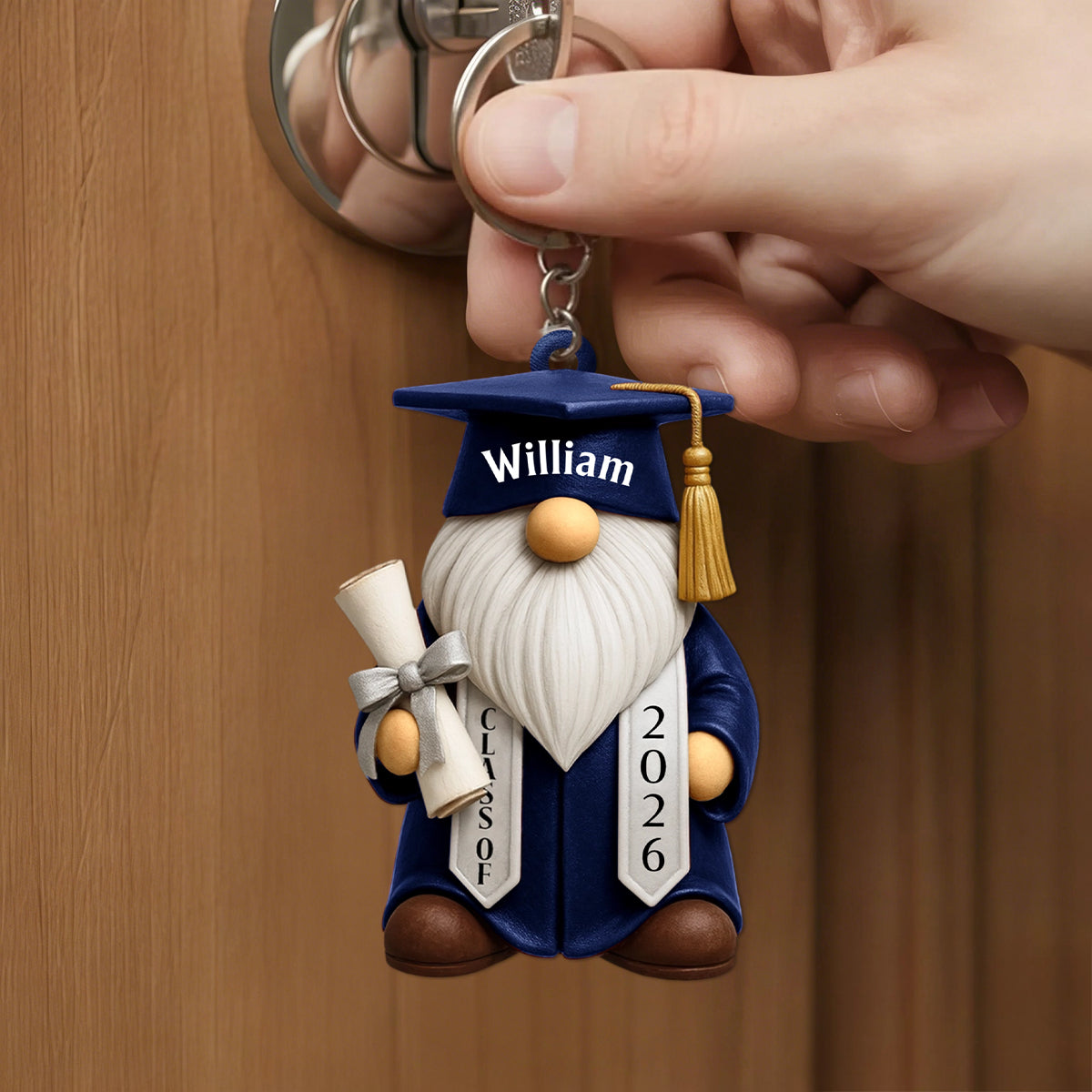 Celebrate Academic Achievements - Class Of 2026 Personalized Acrylic Keychain