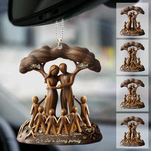 To Us You're The World - Personalized Tree Family Ornament