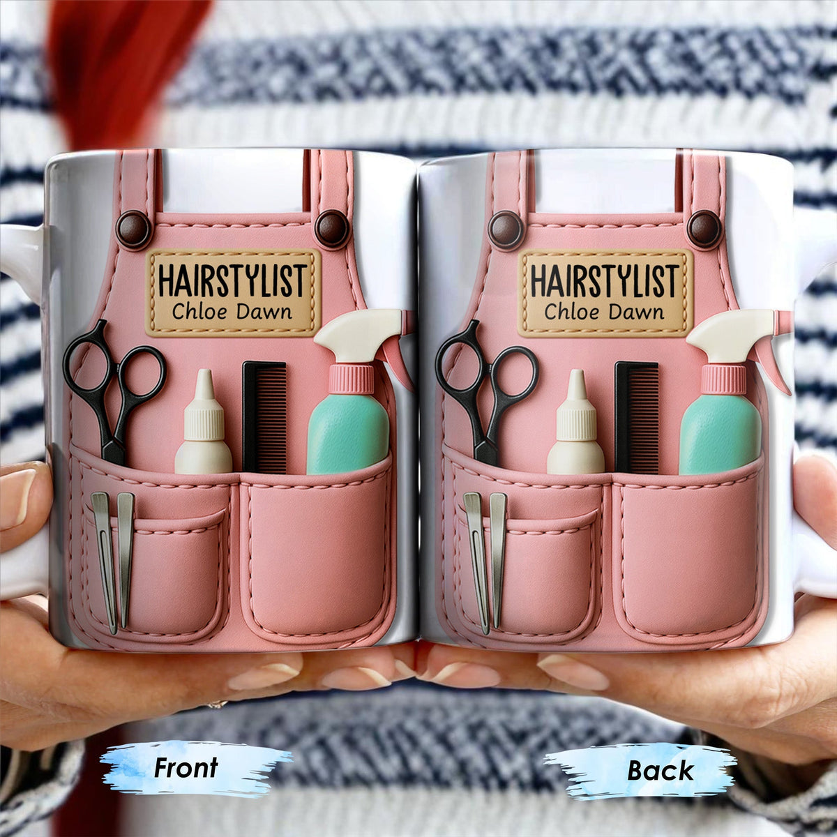 HAIRSTYLIST Personalized Custom Coffee Mug, Perfect Hairstylist Gift