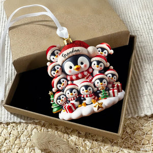 Celebrate Family Love - Personalized Custom Acrylic Ornament - Gift For Family And Collectors