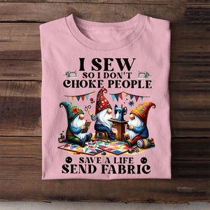 Save a Life Send Fabric T shirt