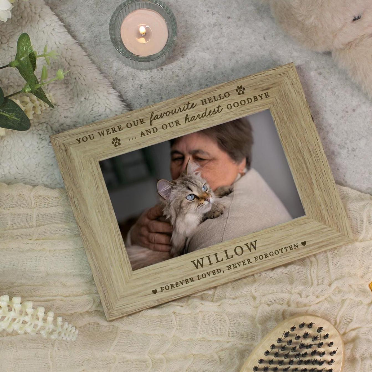 Personalised Pet Memorial Photo Frame