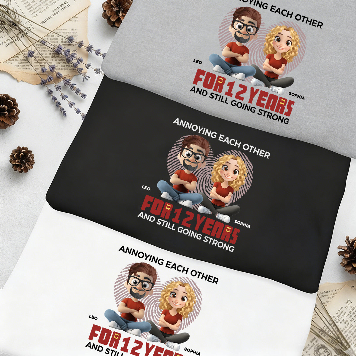 Together, We Make A Perfect Pair - Couple Personalized Pure cotton hoodie