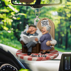 Couples Who Fart Together, Custom Shaped Acrylic Ornament, Gift For Couples and Spouses