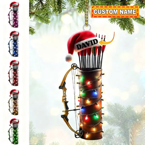 Personalized Archery Christmas Ornament Archery Christmas Gift Decoration