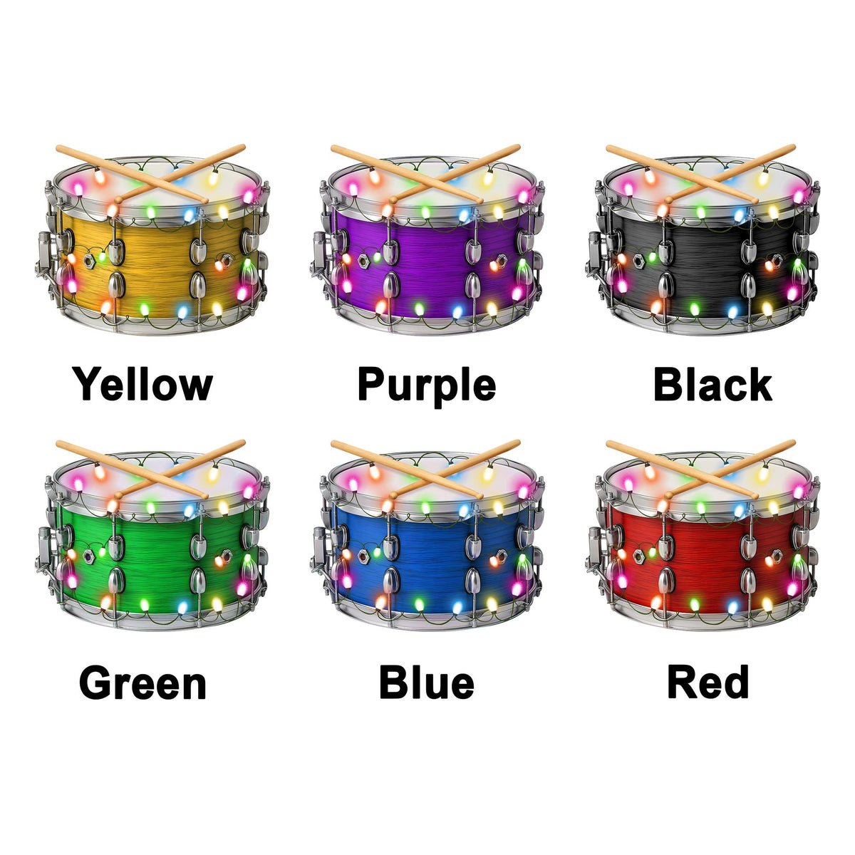 Personalized Drum Acrylic Ornament Musical Instrument Christmas Ornament