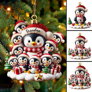 Celebrate Family Love - Personalized Custom Acrylic Ornament - Gift For Family And Collectors