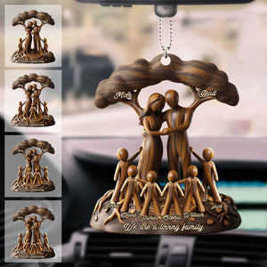 To Us You're The World - Personalized Tree Family Ornament
