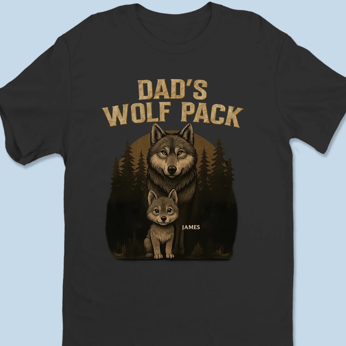 Loyal Brave Always Together - Family Personalized Pure Cotton T-shirt