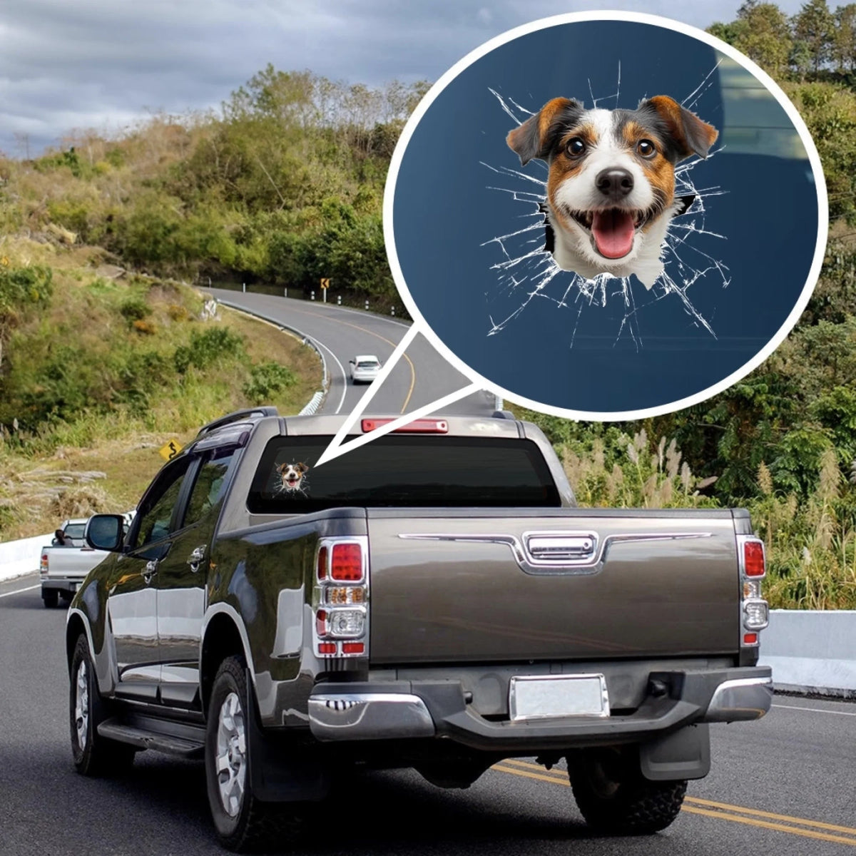 Personalized Photo RV Decal - Birthday Gifts For Dog Cat Lovers