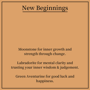 Personalized GOOD LUCK crystal chip bottle.  Lucky charm.  Crystals for new beginnings, exams, interview