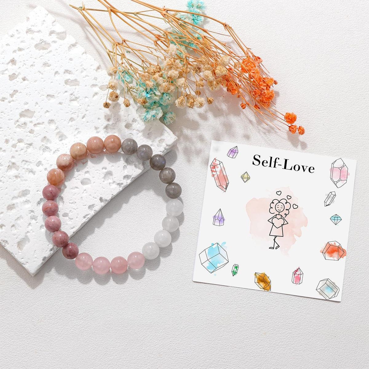 New Beginnings - Natural Stone Healing Encourage Bracelet