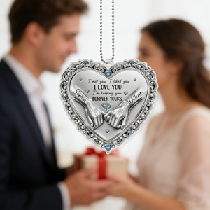 You And Me Feels Right  - Personalized Acrylic Ornament Gifts For Husband And Wife