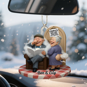 Couples Who Fart Together, Custom Shaped Acrylic Ornament, Gift For Couples and Spouses