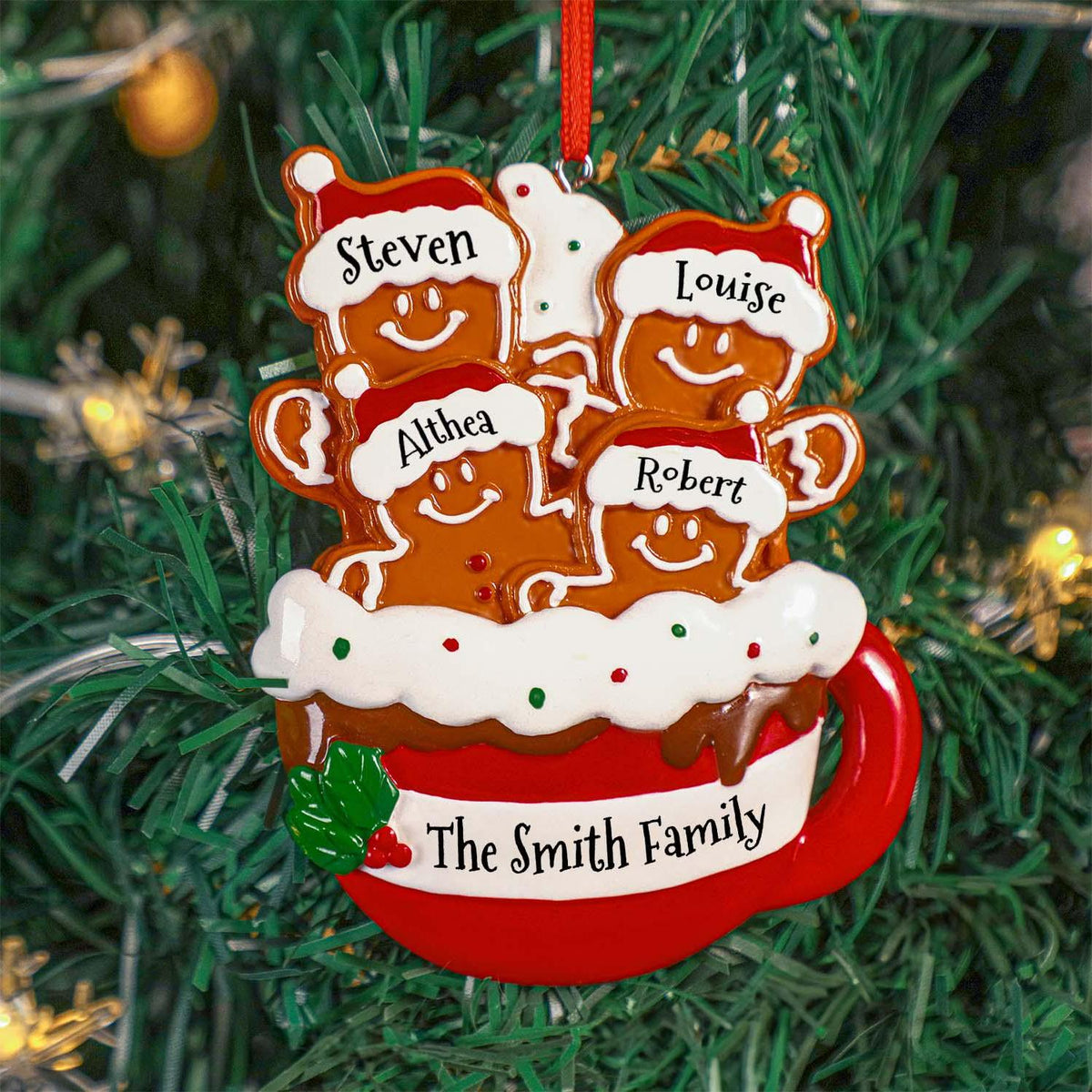 Personalized Family Christmas Ornament Gift For Family Members