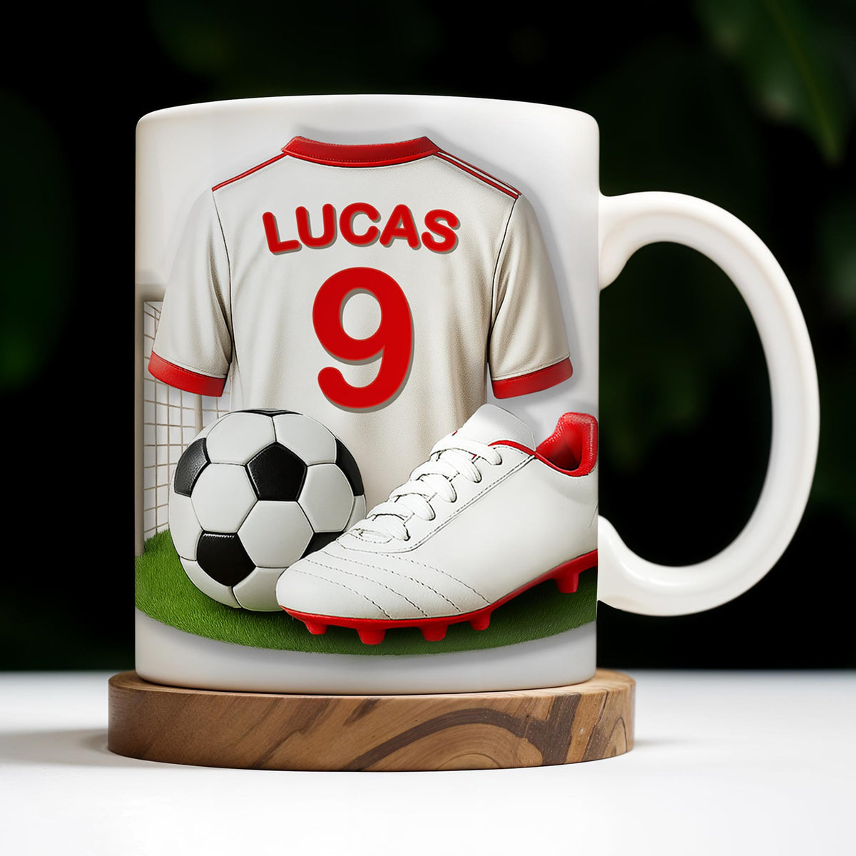 Celebrate Your Passion For Soccer, Personalized Custom Coffee Mug, Gift For Soccer Players