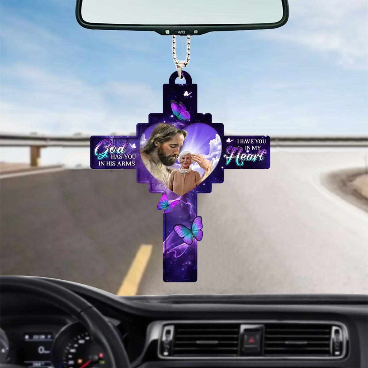 God Had You In His Arms - Memorial Personalized Acrylic Ornament