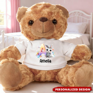 Easter Joy And Blessings From Above - Personalized Litter Bear Plush For Easter