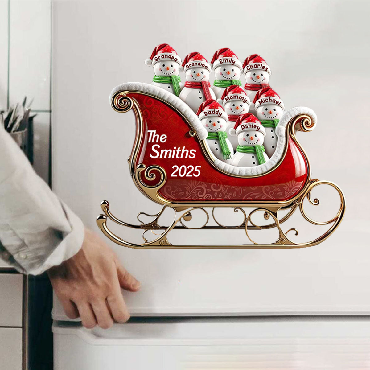 Snow Squad - Personalized Custom Decal Gift