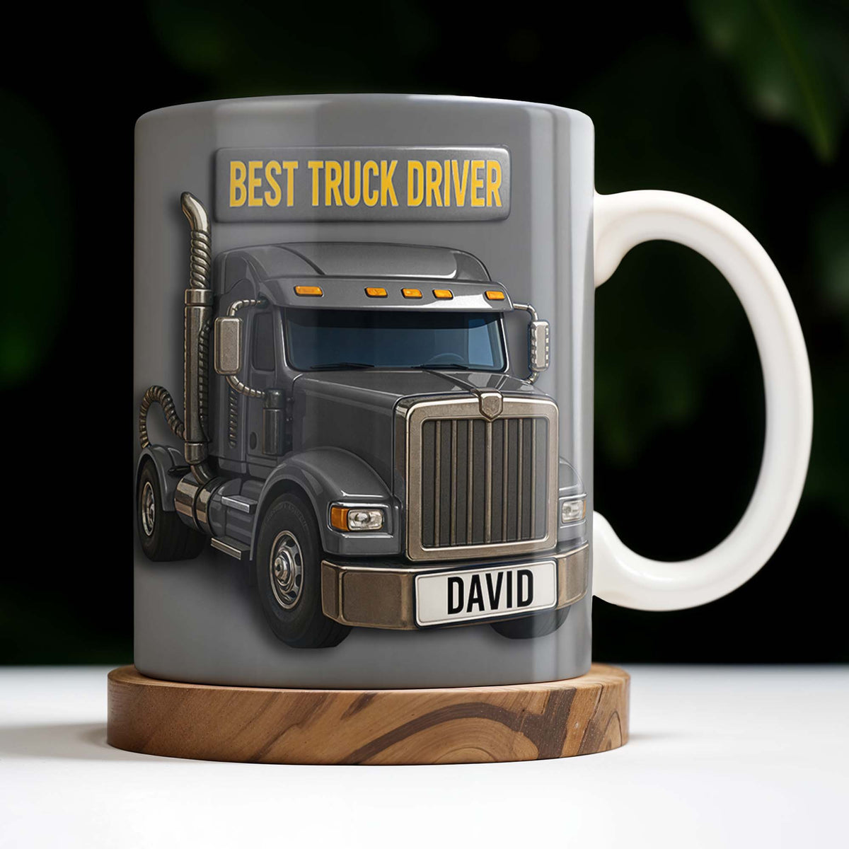 Best Truck Driver Personalized Custom Coffee Mug, Gift For Truck Enthusiasts