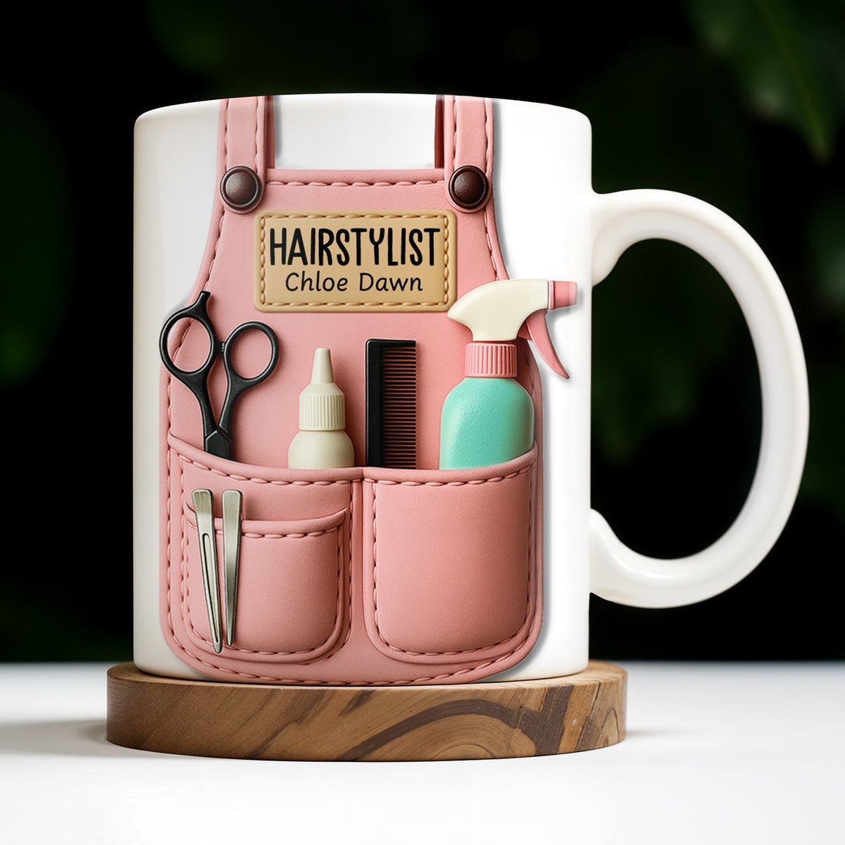 HAIRSTYLIST Personalized Custom Coffee Mug, Perfect Hairstylist Gift