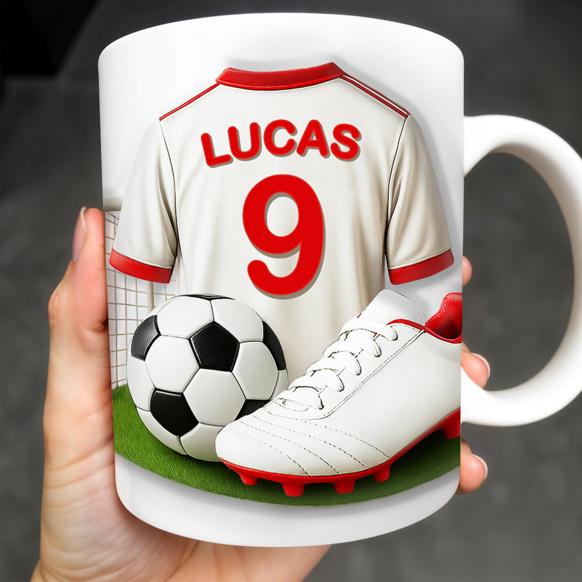 Celebrate Your Passion For Soccer, Personalized Custom Coffee Mug, Gift For Soccer Players