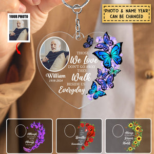 Personalized Sympathy Gift For Loss of Loved One Acrylic Keychain