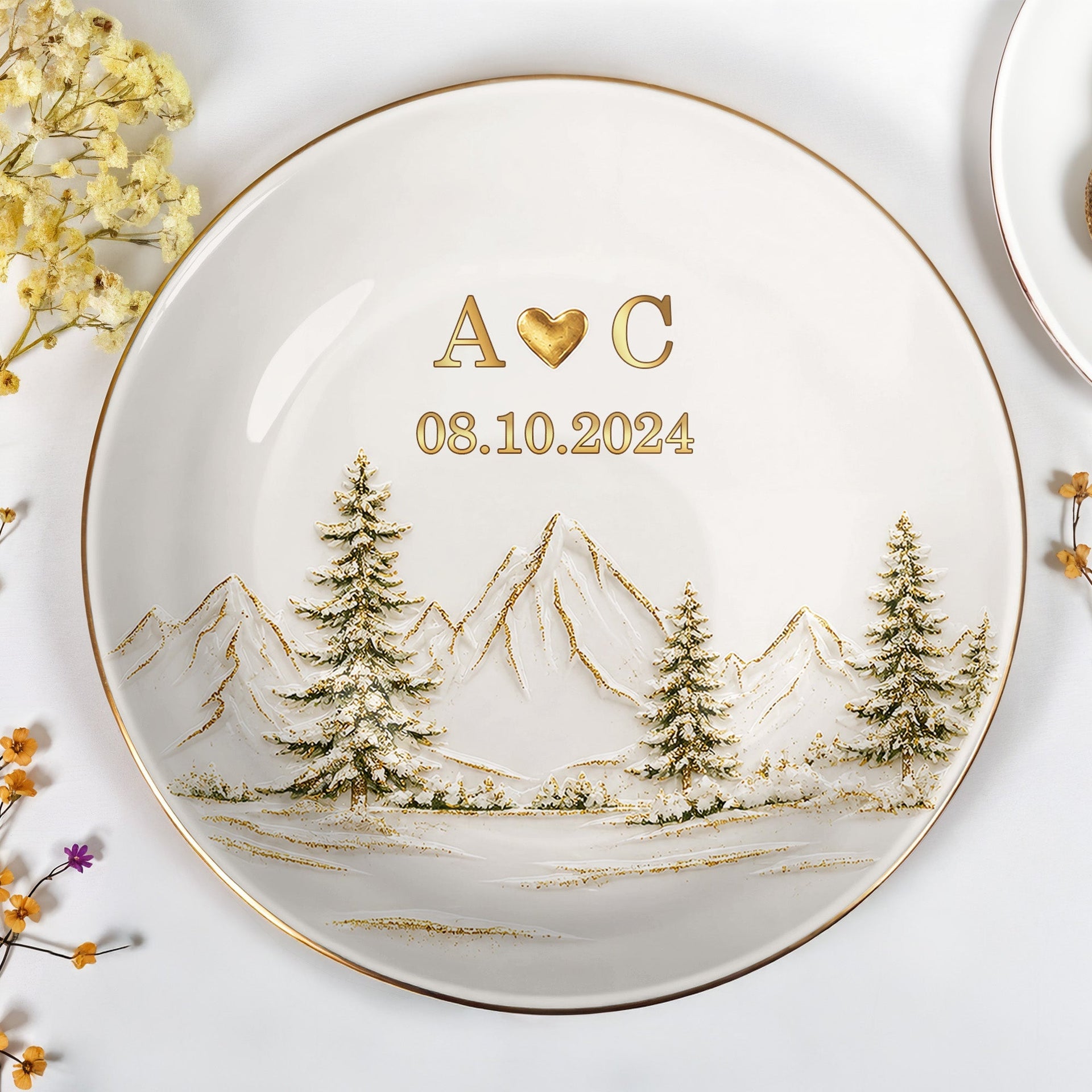 Our Love Adventure, Ceramic Jewelry Dish, Gift For Couples