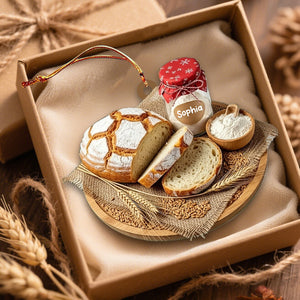 Personalized Name Sourdough Bread Christmas Ornament,Baker Gift