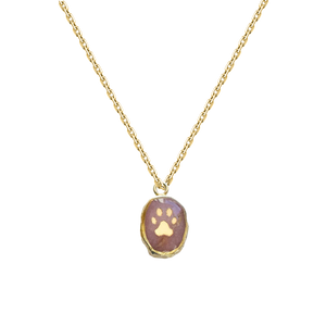 Paw Print Necklace Pet Necklace