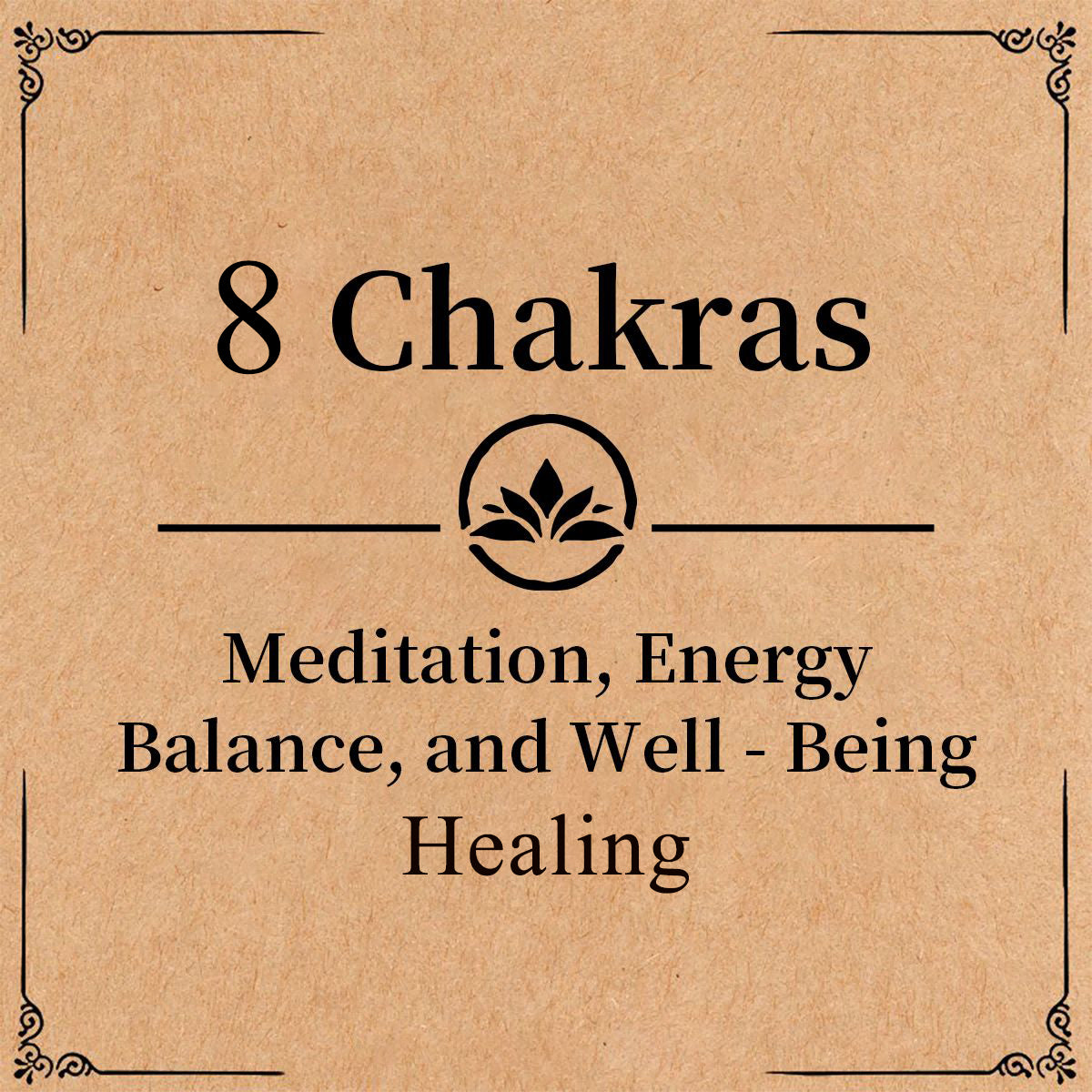 8 Chakras Card Bracelet With Amethyst