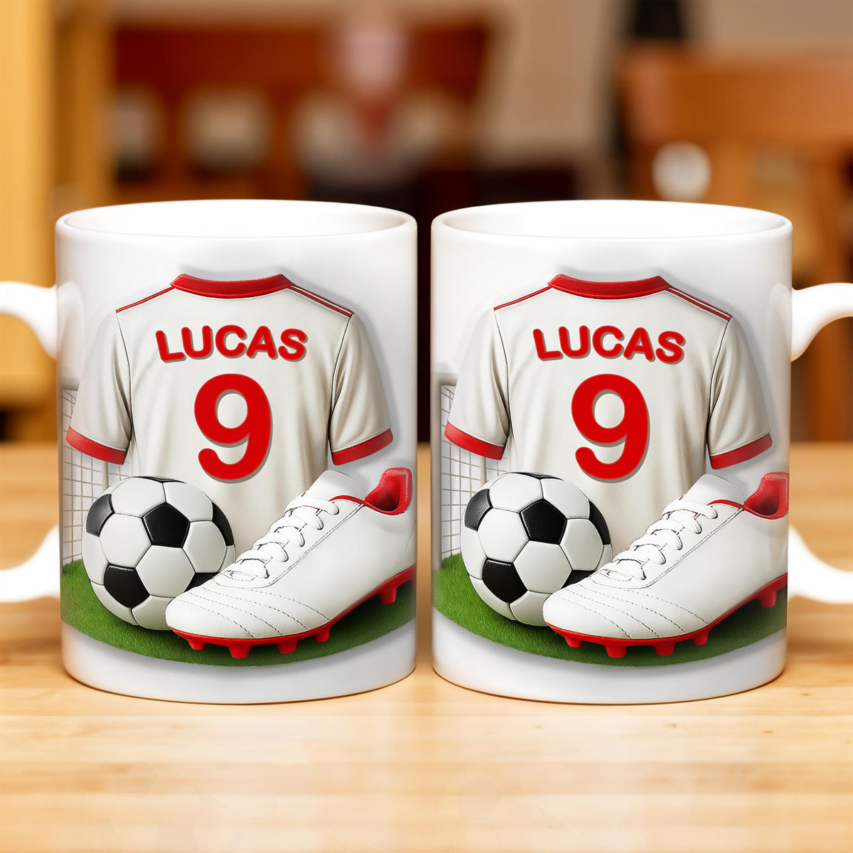 Celebrate Your Passion For Soccer, Personalized Custom Coffee Mug, Gift For Soccer Players