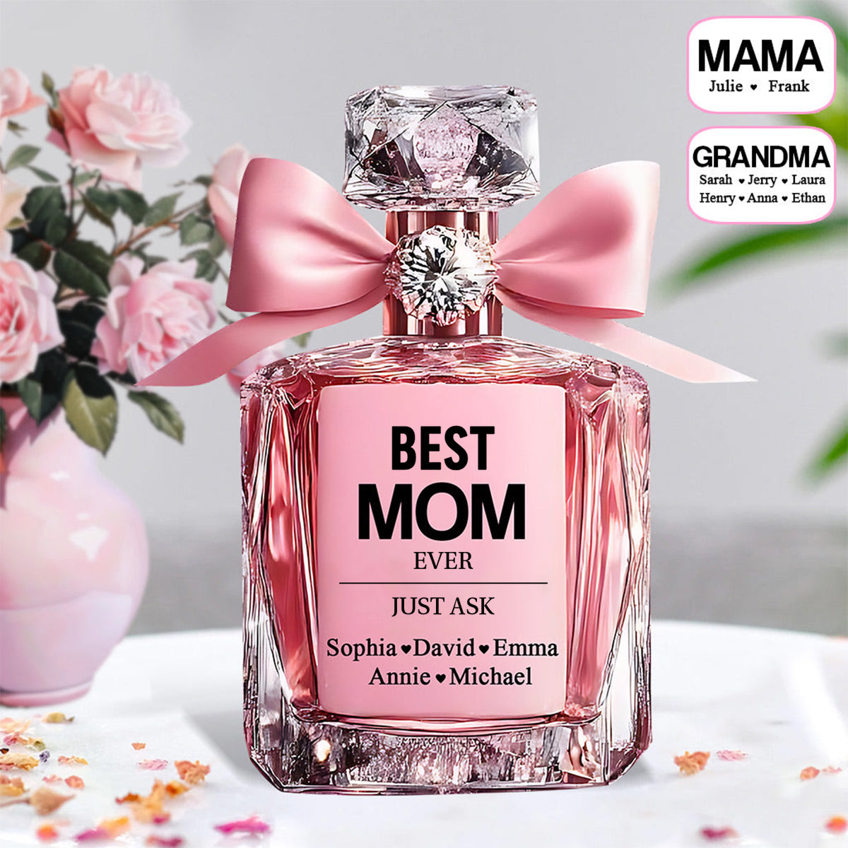 Best Mom Ever - Personalized Mother Custom Shaped Acrylic Plaque