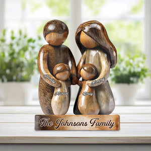 Personalized Happy Family Custom Shaped Acrylic Plaque