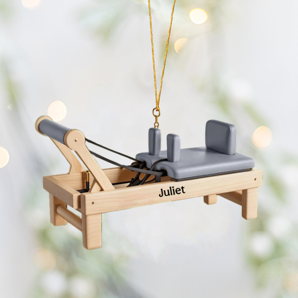 Pilates Art - Personalized Pilates Equipment Ornament