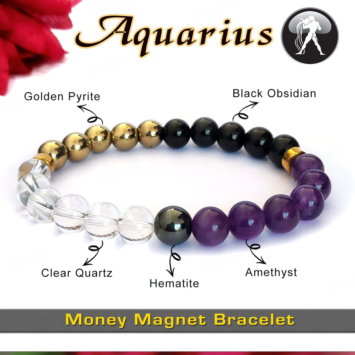 Certified Money Attraction Bracelet By Zodiac Signs