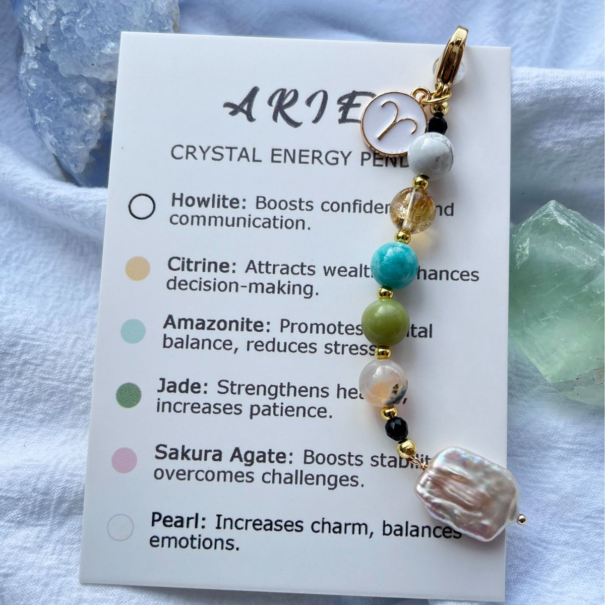 12 Constellation Energy Crystal ornament