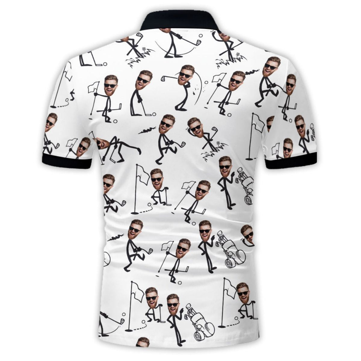 Personalized Golf Polo Shirt Gift For Golf Dad