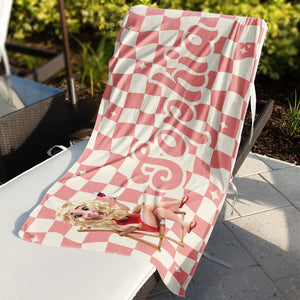 Just A Girl Who Loves Beach - Personalized Beach Towel
